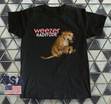 Weezer Raditude Album Rock Music Black Unisex  Reprint New Apparel Unisex T-Shirt S black