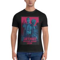 Detroit Become Human Poster T-Shirt S juoda