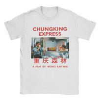 Chungking Express Wong Kar Wai T Shirt Men Pure Cotton Funny T-Shirts O Neck  Tee Shirt Short Sleeve Clothing 6XL S