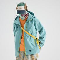 Unisex City Orange Windbreaker: Versatile Outdoor Thin Jacket for Spring & Autumn S white
