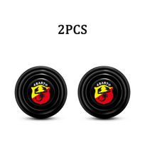 Automobilio durų anti-susidūrimo silikoninės pagalvėlės Amortizuojančios tarpinės Tinka Fiat Abbas 500 500L 500X 124 Aegea MobiPanda Tipo Sedici Centoventi Fiorino 2PCS Fiat black