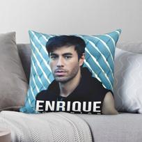 Enrique Iglesias Concert Tour Masgust Pillowcase Polyester Linen Velvet Pattern Zip Decorative Room 45x45 30X30CM