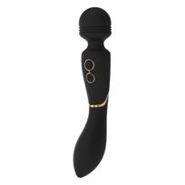 Vibratorius Dreamtoys ELITE CELINE, 2 varikliai, įkraunamas, juodas