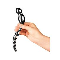 Dvipusis tekstūruotas dildo LE WAND SWERVE, 21,5 cm, nerūdijantis plienas