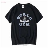 World Gym Gorilla Barbells Bellaire Ohio T-shirt XXL black