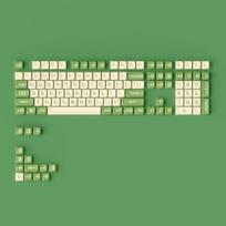 Akko Matcha Bear Custom Keycaps Set PBT Keycaps 122pcs