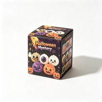 Sensory Squishy Blind Box Halloween New Dumpling Squeeze Toy 8.5cm Maltose Relieve Anxiety Antistress Slow Rise Surprise Gift black