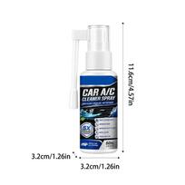Car AC Evaporator Cleaner Instant Foam Cleaning Odor Eliminator Car HVAC AC Air Duct Clean Spray for Vehicle Interior Truck SUV