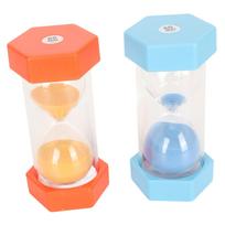 2Pcs Sand Timer 60 Minutes Hourglass Sandglass Timer for Kids Games Classroom Home Kitchen Office Use white