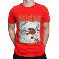 Vintage Deicide Once Upon The Cross 90S Graphic 100 Cotton TShirt Deicide Tops Tees For Unisex S gray