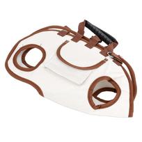 Dog Sling Carrier Portable Breathable Pet Carrier Bag with Leash for Small Dogs Cats Travel Hiking Brown M ruda