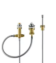 Hansgrohe tvirtinimo elementai – pagrindinis korpusas, skirtas montuoti ant vonios krašto per 3 skyles 13439180
