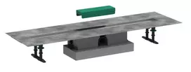 Hansgrohe uBox universal - pilnas komplektas standartiniam montavimui 900 dušo latakų apdailos komplektams, nerūdijantis plienas 56025180