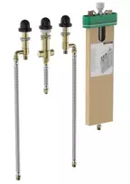 Hansgrohe tvirtinimo elementai - pagrindo korpusas 4 skylių vonios krašto tvirtinimui 13440180