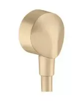 Hansgrohe Fixfit sieninis prijungimas E be atbulinio srauto vožtuvo, šlifuoto bronzos spalvos 27454140