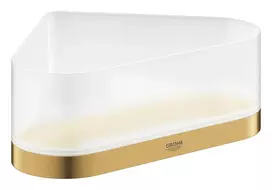 Grohe Selection - Dušo lentynėlė su laikikliu, stiklas / šlifuotas Cool Sunrise 41038GN0
