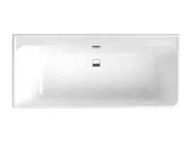 Villeroy & Boch Collaro vonia 180x80 cm su padėklu, su sifonu ir perpildymo komplektu, balta UBA180COR9CR00VD01