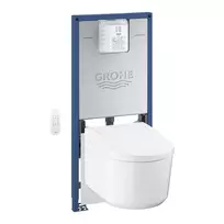 Grohe Rapid SLX sieninis montavimo rinkinys, dušinis unitazas ir sėdynė, Alpių balta spalva, 36509SH0
