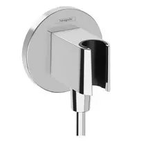 Hansgrohe Fixfit sieninė dušo alkūnė su laikikliu, chromuota, 26888000