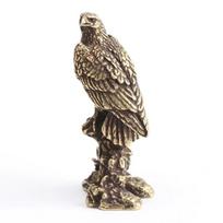 Žalvario Erelio Statula Vintažinė Imituoto Gyvūno Statulėlė Namų Biuro Stalo Dekoras Ornamentas Metalinė Figūrėlė Rekvizitai Žaislas Dovana A gray