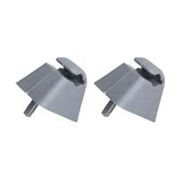 Sun visor buckle for Opel 1438336 gray (2 pcs) gray