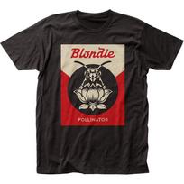 Blondie Pollinator T Shirt Mens Rock and Roll Music Band Tee New Black M beige
