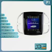 Hizpo 9.7 Išmanusis Ekranas 2din Android Automobilio Radijas Multimedia Vaizdo Grotuvas skirta Benz Vito 2014 - 2020 GPS Carplay Auto Stereo 4G RDS P1 4Core 1G 32G