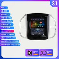 Hizpo 9.7 Išmanusis Ekranas 2din Android Automobilio Radijas Multimedia Vaizdo Grotuvas skirta Benz Vito 2014 - 2020 GPS Carplay Auto Stereo 4G RDS S1 8Core 3G 32G