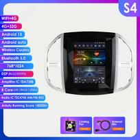 Hizpo 9.7 Išmanusis Ekranas 2din Android Automobilio Radijas Multimedia Vaizdo Grotuvas skirta Benz Vito 2014 - 2020 GPS Carplay Auto Stereo 4G RDS S4 8Core 4G 32G