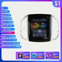 Hizpo 9.7 Išmanusis Ekranas 2din Android Automobilio Radijas Multimedia Vaizdo Grotuvas skirta Benz Vito 2014 - 2020 GPS Carplay Auto Stereo 4G RDS S1 8Core 3G 32G AI
