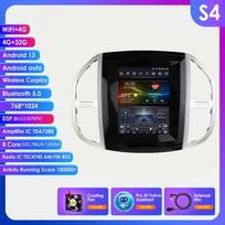Hizpo 9.7 Išmanusis Ekranas 2din Android Automobilio Radijas Multimedia Vaizdo Grotuvas skirta Benz Vito 2014 - 2020 GPS Carplay Auto Stereo 4G RDS S4 8Core 4G 32G AI