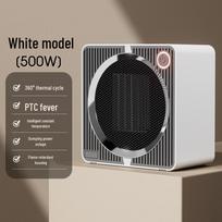 Atsargiai atrinktas Mester 500W išmanusis keraminis PTC mažos galios buitinis šildytuvas UK Plug (Not for Domestic Use) black