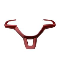 For Skoda Octavia A7 2017 Fabia 2016 2017 Rapid Spaceback 2016 Superb Steering Wheel Decoration Panel Trim Interior Accessories raudona
