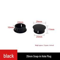 Nylon Snap-on Decorative Plastic Hole Plug Cover for Furniture