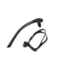 Swim Snorkel Swimmer Training Diving Snorkeling Comfortable Mouthpiece One Way Valve for Pool Open Water black