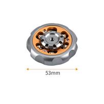 Fidget Toys Ferris Wheel Finger Gyro Rotating Decompression Toys Aluminum Alloy with Scepter Fingertips Gyro Office Toys Gifts raudona
