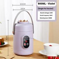 New Multifunctional Rice Cooker Portable Small Travel Electric Kettle Household Electric Cooker Hot Pot 110V US/220V EU Plug EU