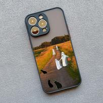 Dėklas iPhone 15 14 11 Pro Max 16 13 12 Mini Pro Max XS X XR SE2 7 8 Plus Estetiškas Mielas Vaiduoklio Menas Atsparus Smūgiams Dangtelis iphone X or Xs gray