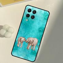Baby Elephant For Samsung Galaxy M16 M06 M12 M55 M15 M35 M14 M34 M54 M11 M21 M31 M13 M33 M53 M32 M52 Case Samsung M55 blue