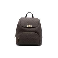 MICHAEL KORS Classic Logo printing PVC polyester (polyester fiber) backpack backpack women's brown ruda