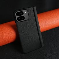 For Google Pixel 9 Pro Fold Case Genuine Leather Cover Pixel 10Pro Fold Capa Protective Etui Back Coque Carcasa without front for pixel 10 pro fold juoda