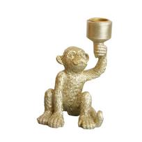 Monkey Holding Candle  Candle Holders Candle Stand for Wedding, Birthday Party Centerpiece Table Decoration 1 auksas