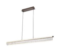 LED liustra ant laido ALBA LED/39W/230V pilka/skaidri