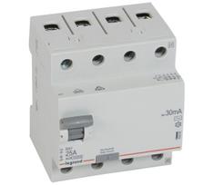 Legrand - 4 polių nuotėkio relė RX3 4P 25 A 30 mA AC