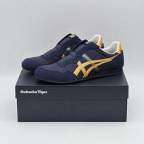 1183C615-400 Onitsuka Tiger Serrano Slip-On Midnight/Pure Gold (Men's) 4.5