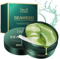 Seaweed Moisturizing Eye Patches, Anti-Aging Under Eye Mask for Removing Dark Circles, Repair Fine Lines Puffiness and Wrinkles, 60 Count