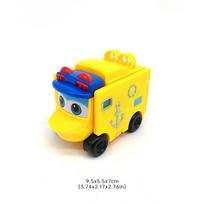 GoGo Bus Action Figure Toys Robot Transformer Cars PVC Deformation Vehicles Anime Cartoon Police Fireman Transformation Models