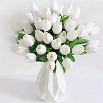 10PCS Artificial Tulip Flowers Realistic Tulips Fake Tulip Bouquets, Home Office Room Decorations, Vase Bouquets, Holiday Decorations 10PCS balta