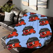 Fashion Print H Henry H Hoover Manta Blanket For Sofa Office Bed Plane Travel Sleep Read Relax Camping Soft And Warm 75X95CM black