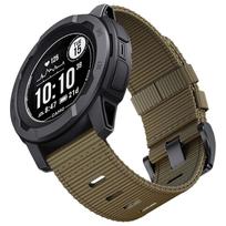 Rugged Nylon for Garmin Instinct 2/2X/3 Watch Band 45/50mm Durable Breathable Wristband for Instinct Solar/Esports Tactical Band Instinct2 22mm 45mm chaki